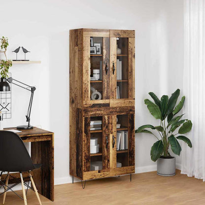 Highboard Old Wood 69.5 x 34 x 180 cm Engineered Wood