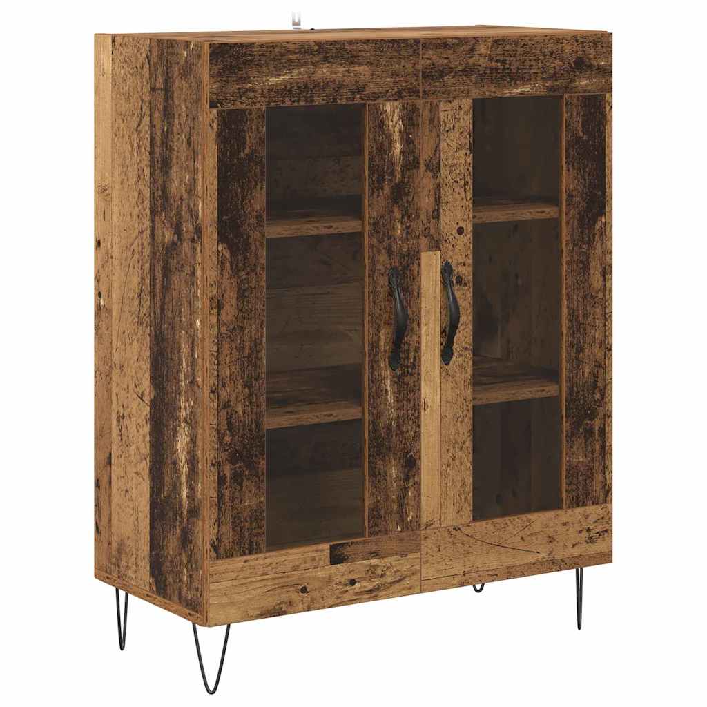 Highboard Old Wood 69.5 x 34 x 180 cm Engineered Wood