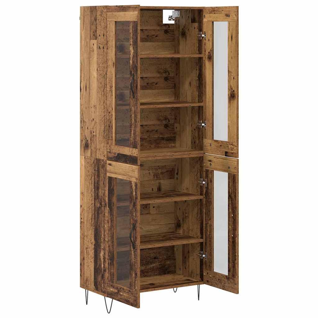 Highboard Old Wood 69.5 x 34 x 180 cm Engineered Wood