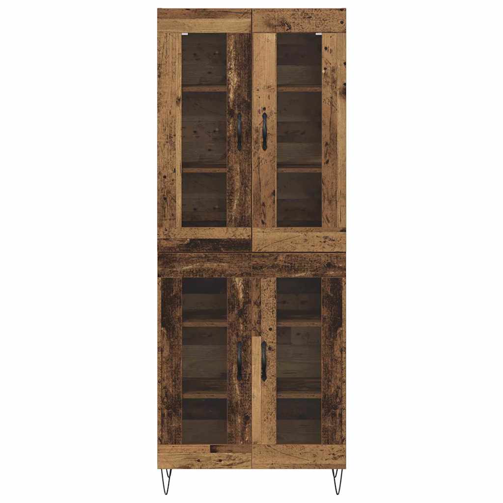 Highboard Old Wood 69.5 x 34 x 180 cm Engineered Wood