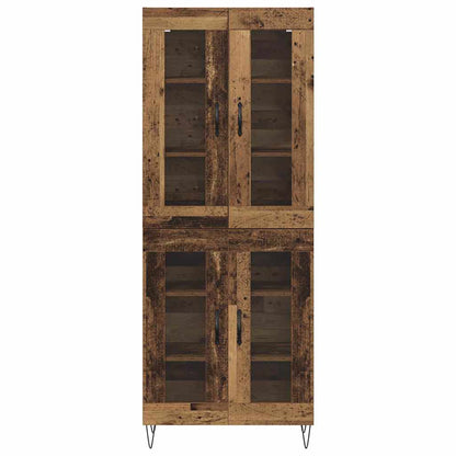 Highboard Old Wood 69.5 x 34 x 180 cm Engineered Wood