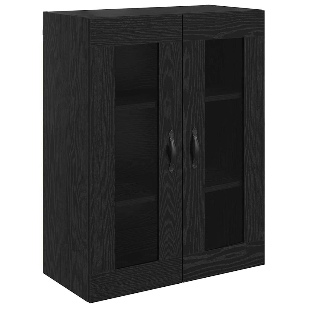 Highboard Black Oak 69.5 x 34 x 180 cm Engineered Wood