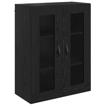 Highboard Black Oak 69.5 x 34 x 180 cm Engineered Wood
