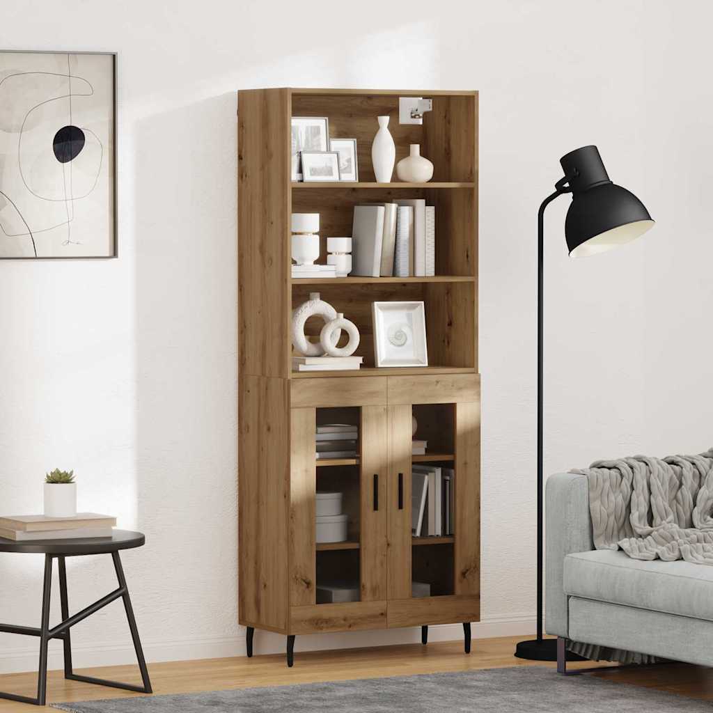 Highboard Artisan Oak 69.5 x 34 x 180 cm