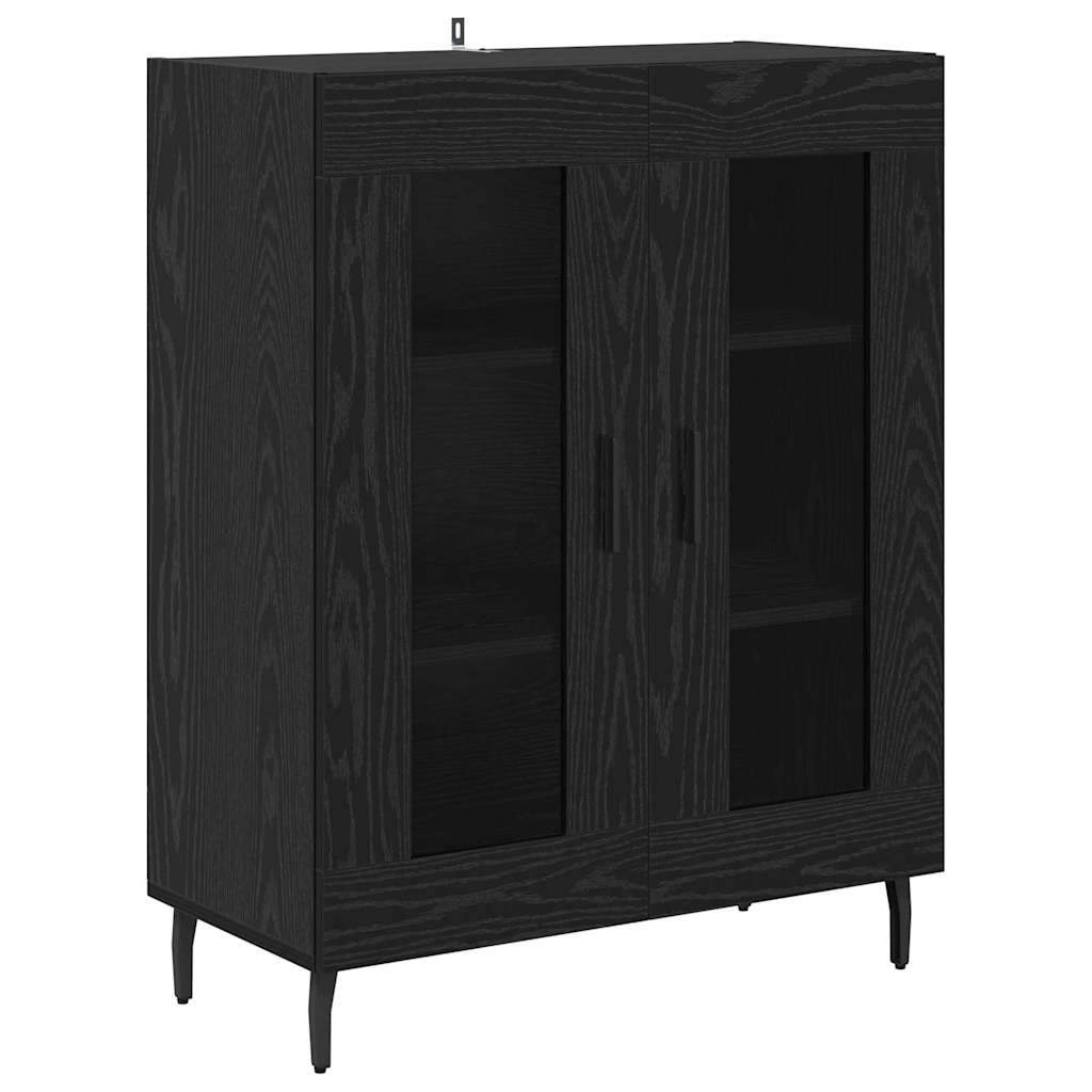 Highboard Black Oak 69.5 x 34 x 180 cm