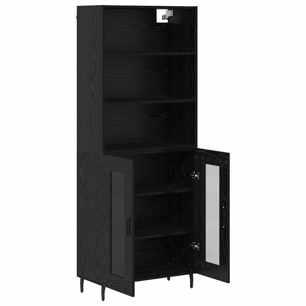 Highboard Black Oak 69.5 x 34 x 180 cm