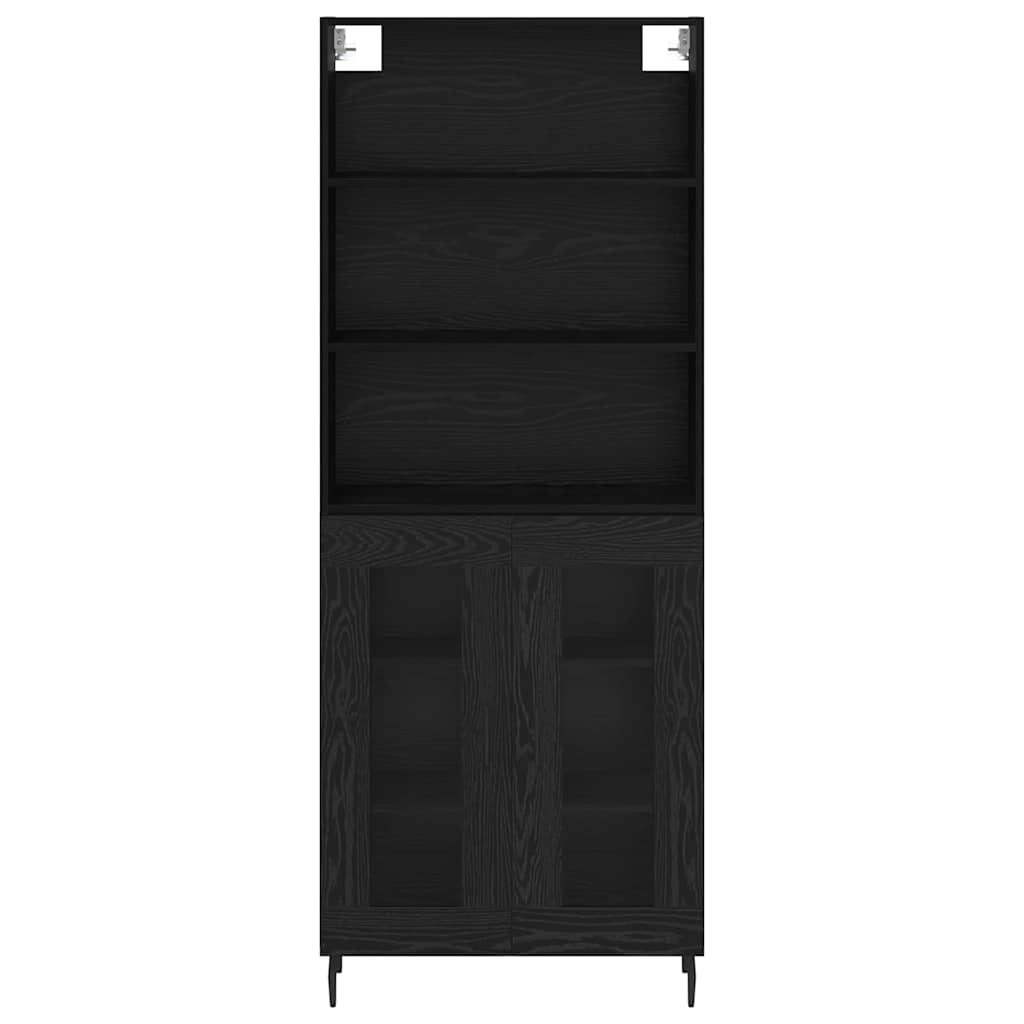 Highboard Black Oak 69.5 x 34 x 180 cm