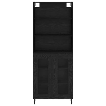 Highboard Black Oak 69.5 x 34 x 180 cm