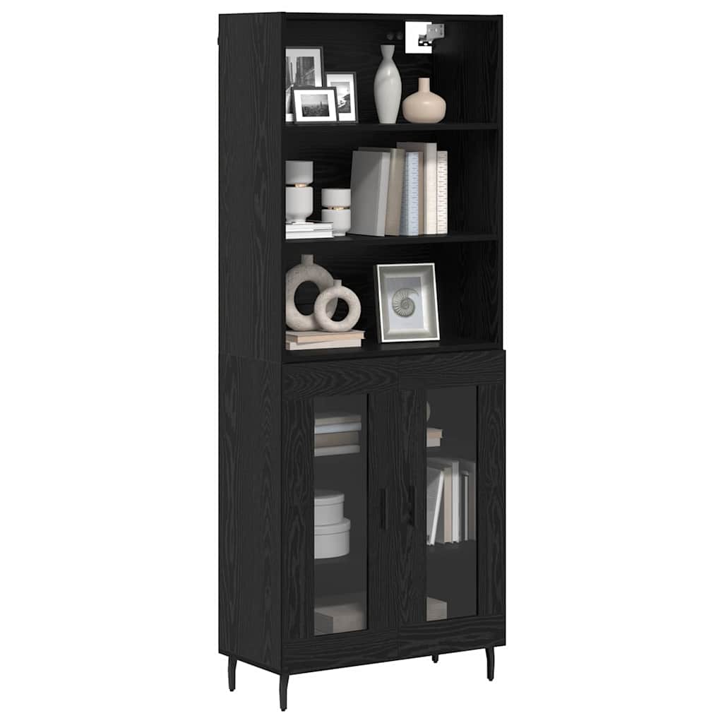 Highboard Black Oak 69.5 x 34 x 180 cm