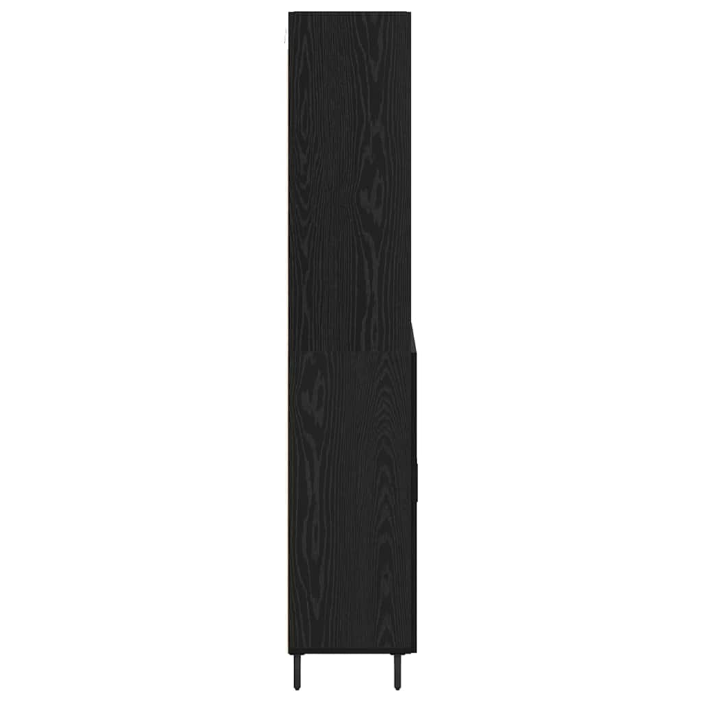 Highboard Black Oak 69.5 x 34 x 180 cm