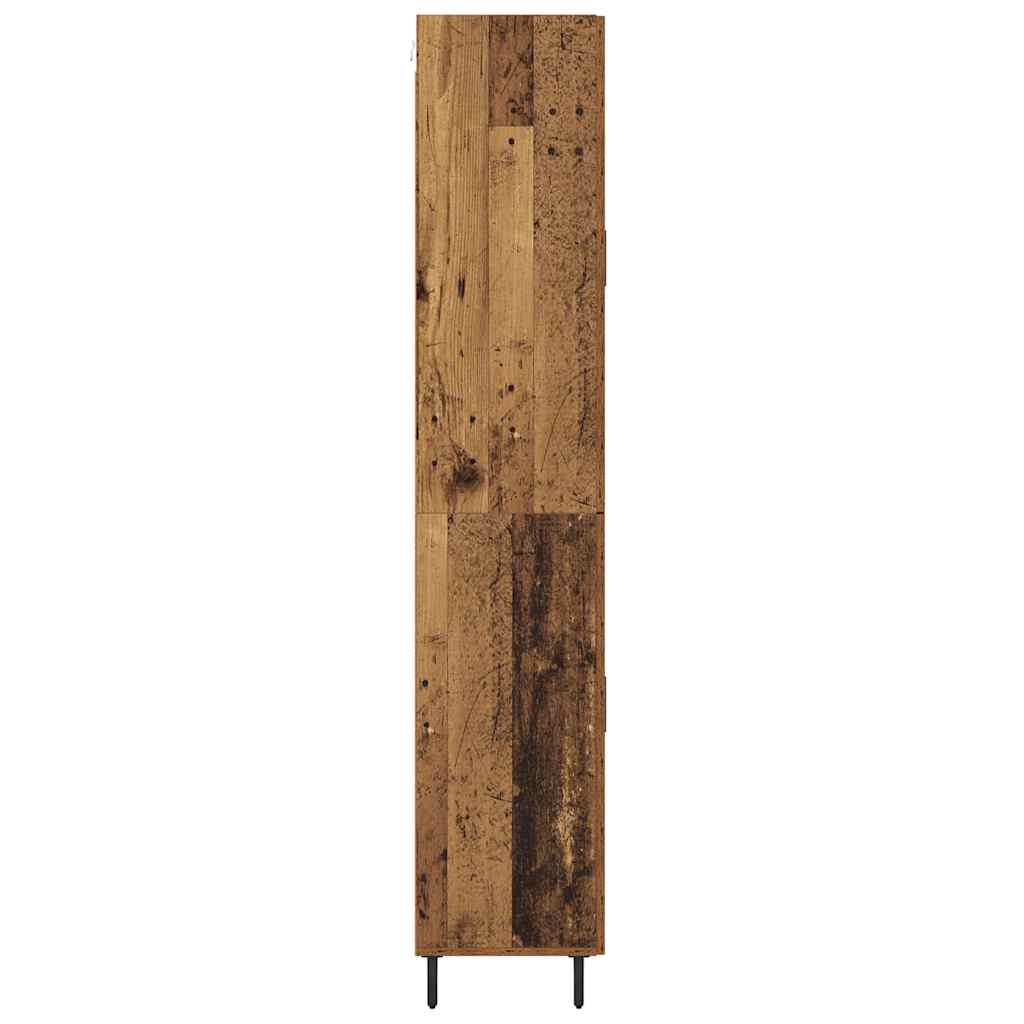 Highboard Old wood 69.5 x 34 x 180 cm Engineered wood