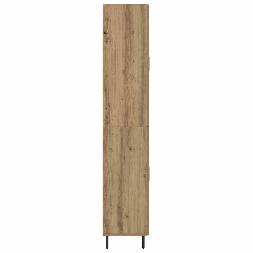 Highboard 2 pcs Artisan Oak 69.5 x 34 x 180 cm Engineered Wood