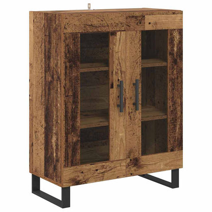 Highboard 2 pcs Old Wood Engineered Wood