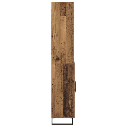 Highboard 2 pcs Old Wood Engineered Wood
