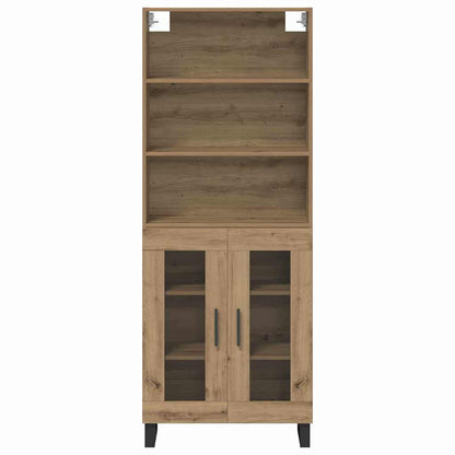 Highboard 2 pcs Artisan Oak Engineered Wood