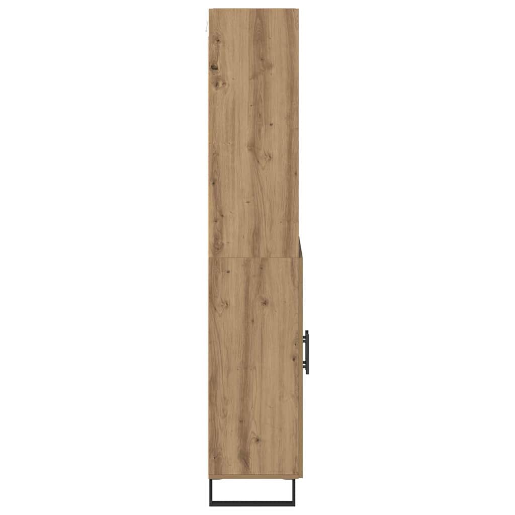 Highboard 2 pcs Artisan Oak Engineered Wood