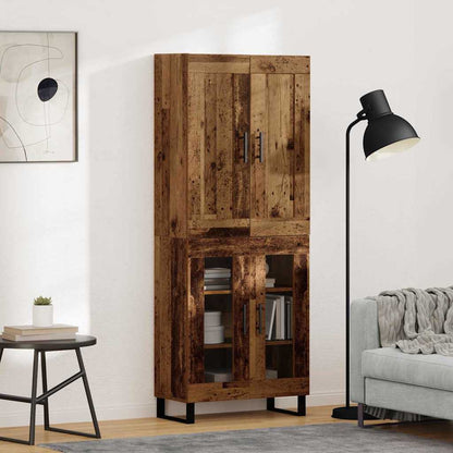 Highboard Old Wood 69.5 x 34 x 180 cm Engineered Wood