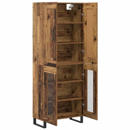 Highboard Old Wood 69.5 x 34 x 180 cm Engineered Wood