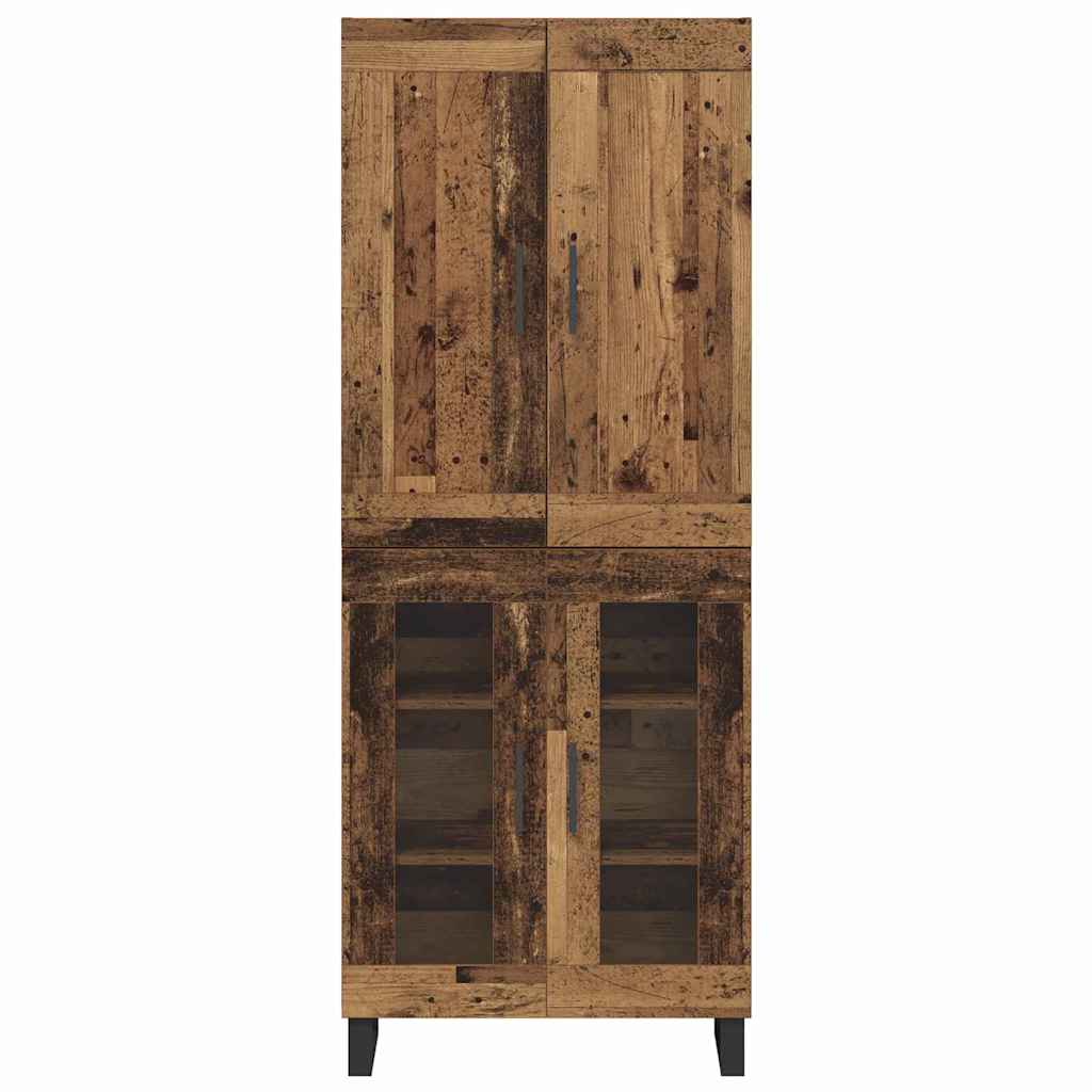 Highboard Old Wood 69.5 x 34 x 180 cm Engineered Wood