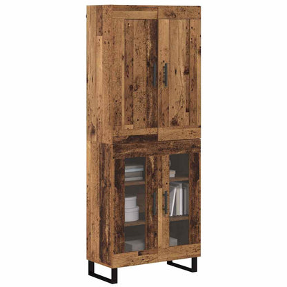 Highboard Old Wood 69.5 x 34 x 180 cm Engineered Wood