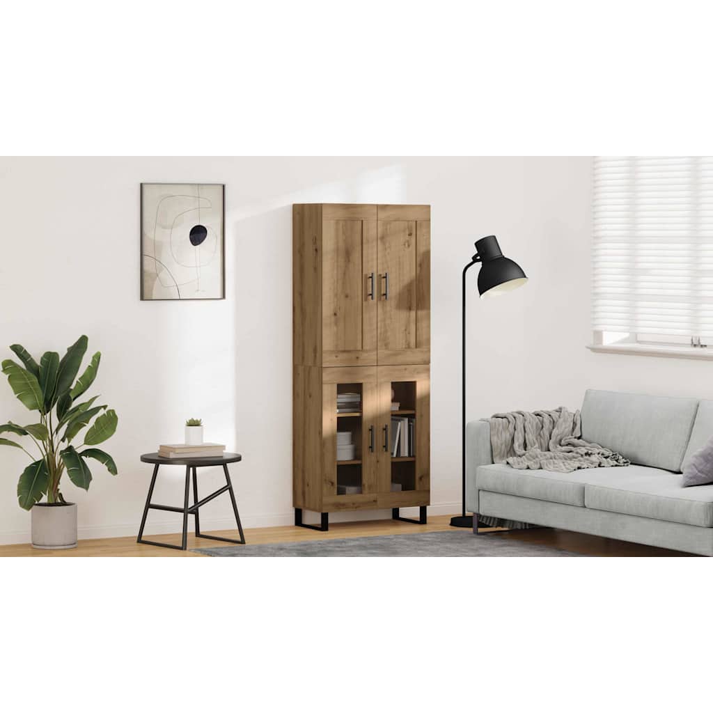 Highboard Artisan Oak 69.5 x 34 x 180 cm Engineered Wood