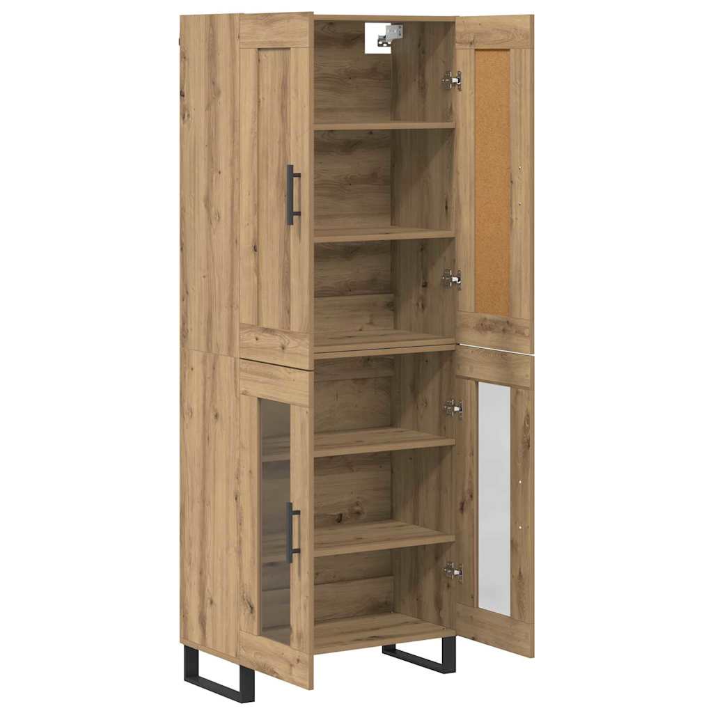 Highboard Artisan Oak 69.5 x 34 x 180 cm Engineered Wood