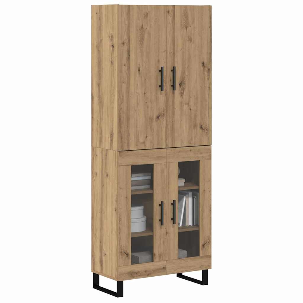 Highboard 2 pcs Artisan Oak 69.5 x 34 x 180 cm
