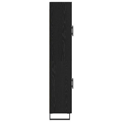 Highboard 2 pcs Black Oak 69.5 x 34 x 180 cm