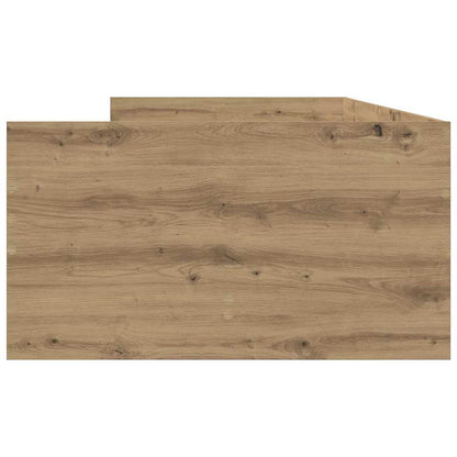Bed Frame with Drawer Artisan Oak 100 x 200 cm Solid Pine Wood