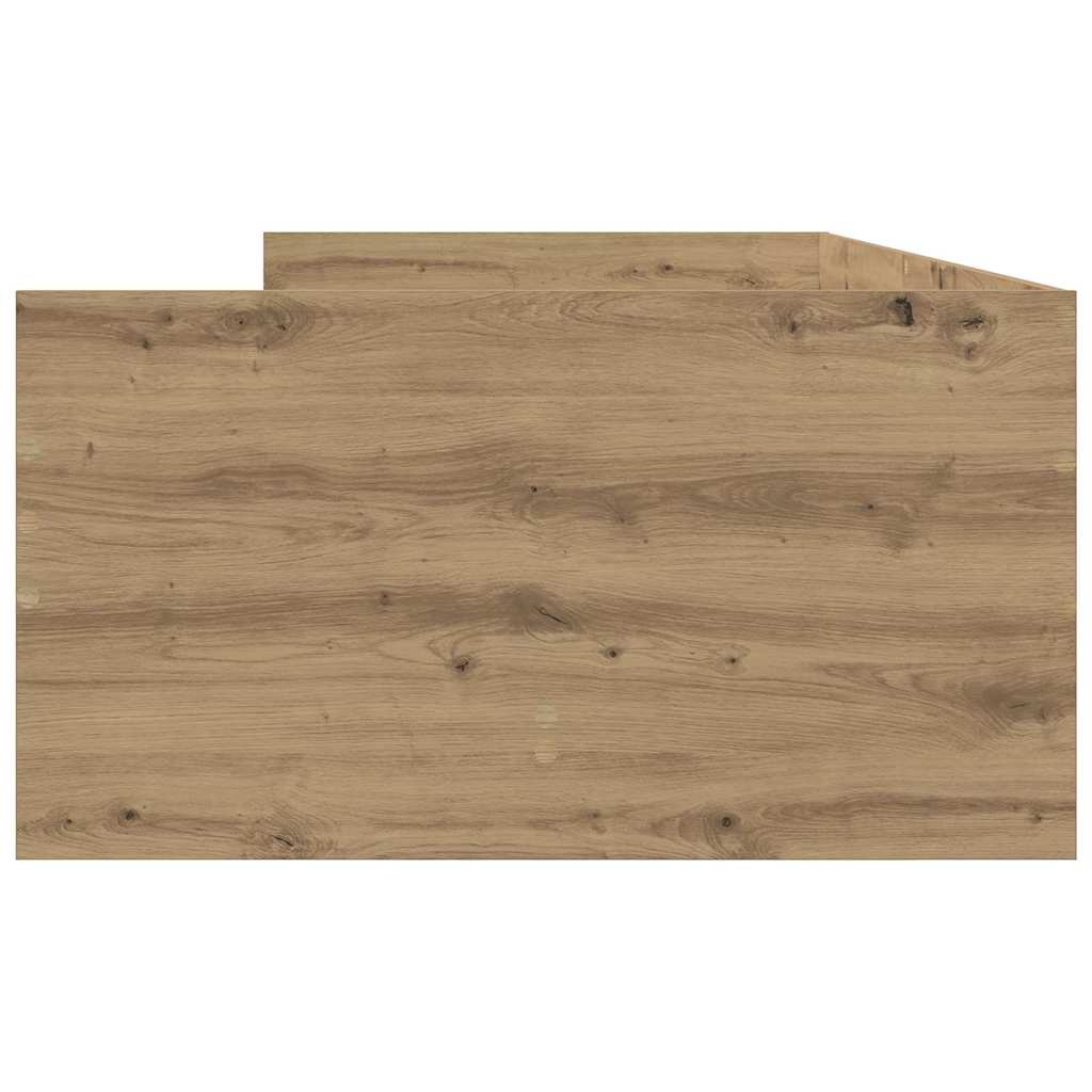 Bed Frame with Drawer Artisan Oak 90 x 190 cm Solid Pine Wood
