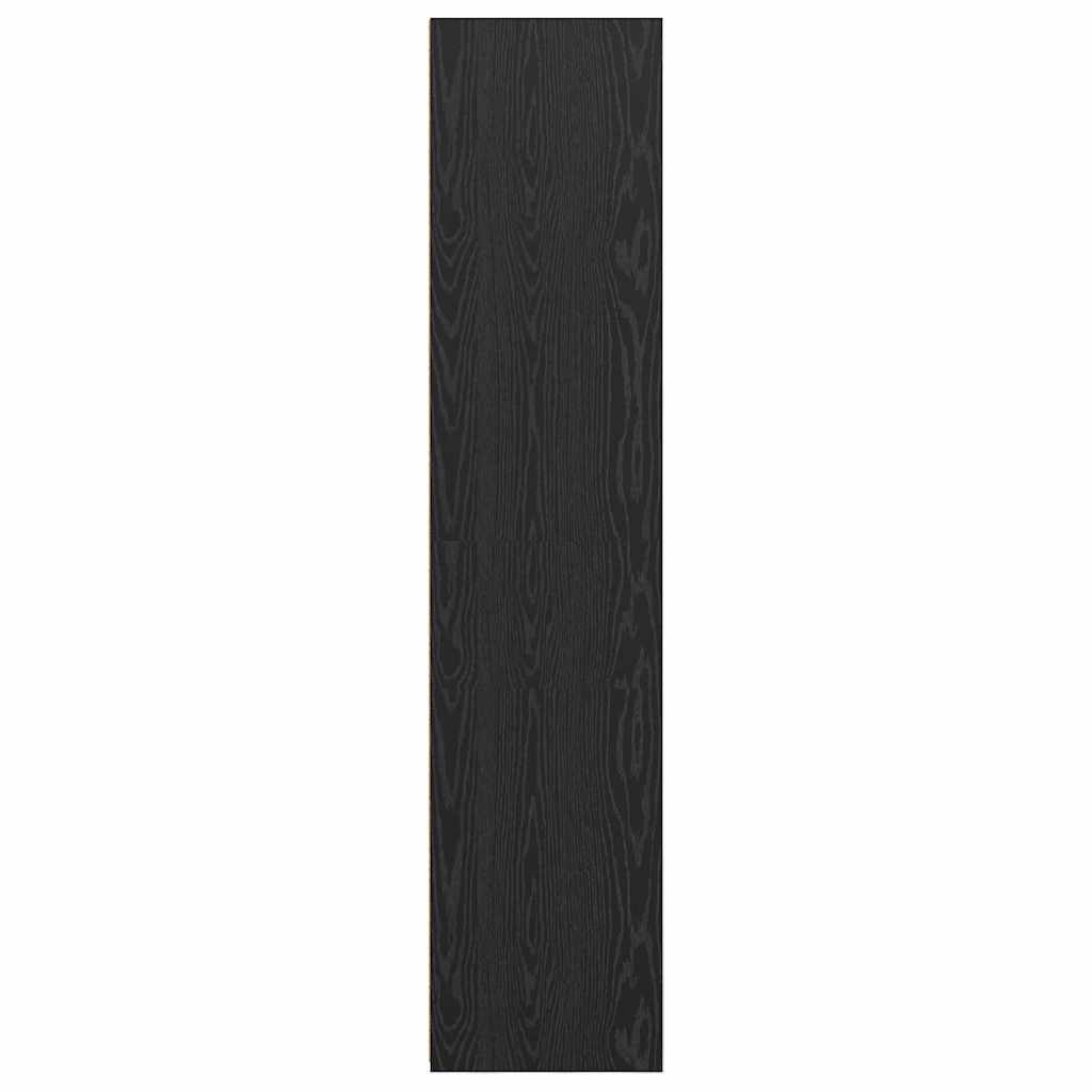 Cabinet Black Oak 50 x 41 x 185 cm Engineered Wood
