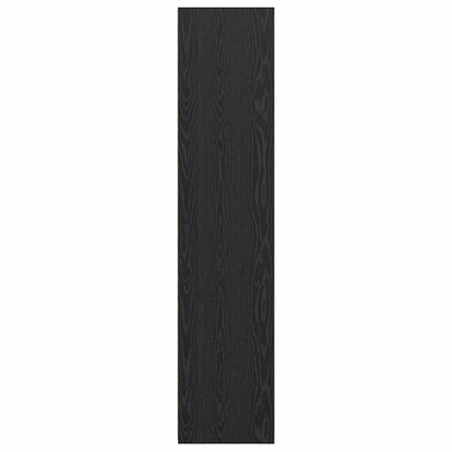 Cabinet Black Oak 50 x 41 x 185 cm Engineered Wood