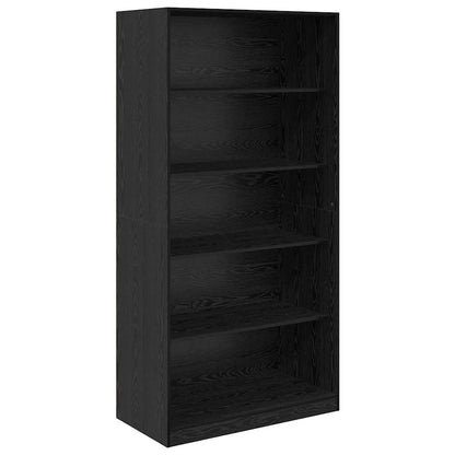 Wardrobe Black Oak 100 x 50x 200 cm Engineered Wood