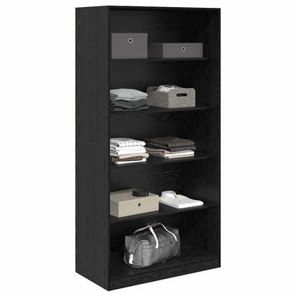 Wardrobe Black Oak 100 x 50x 200 cm Engineered Wood