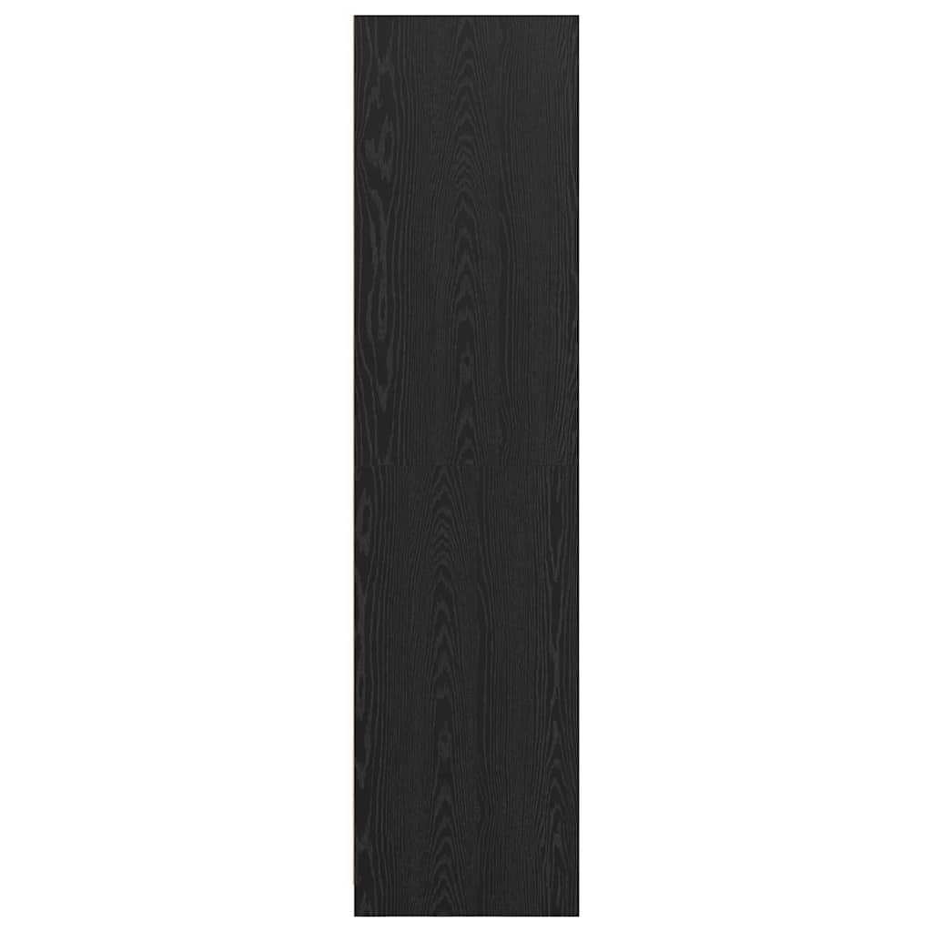 Wardrobe Black Oak 100 x 50x 200 cm Engineered Wood