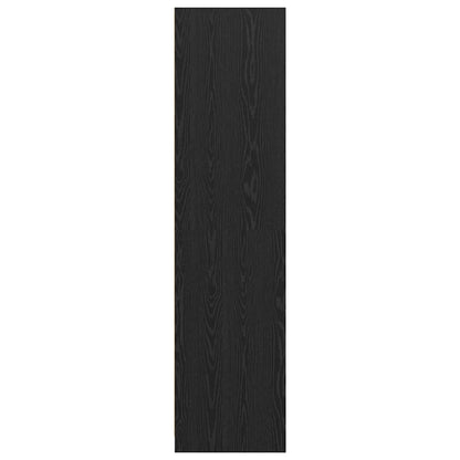 Wardrobe with Drawer Black Oak 50 x 30 x 200 cm Engineered Wood