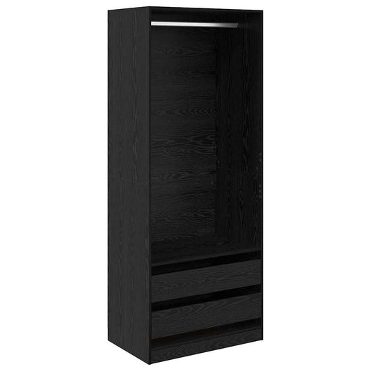Wardrobe Black Oak 80 x 50 x 200 cm