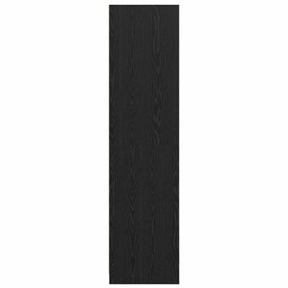 Wardrobe with Drawer Black Oak 80 x 50 x 200 cm Engineered Wood