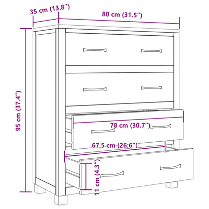 Cabinet with Drawer with Storage Brown Engineered wood