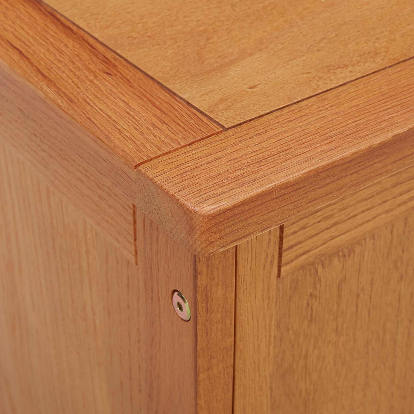 Storage Box 50 x 45 x 45 cm Engineered Wood with Oak Veneer