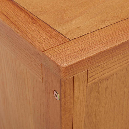 Storage Box 50 x 45 x 45 cm Engineered Wood with Oak Veneer