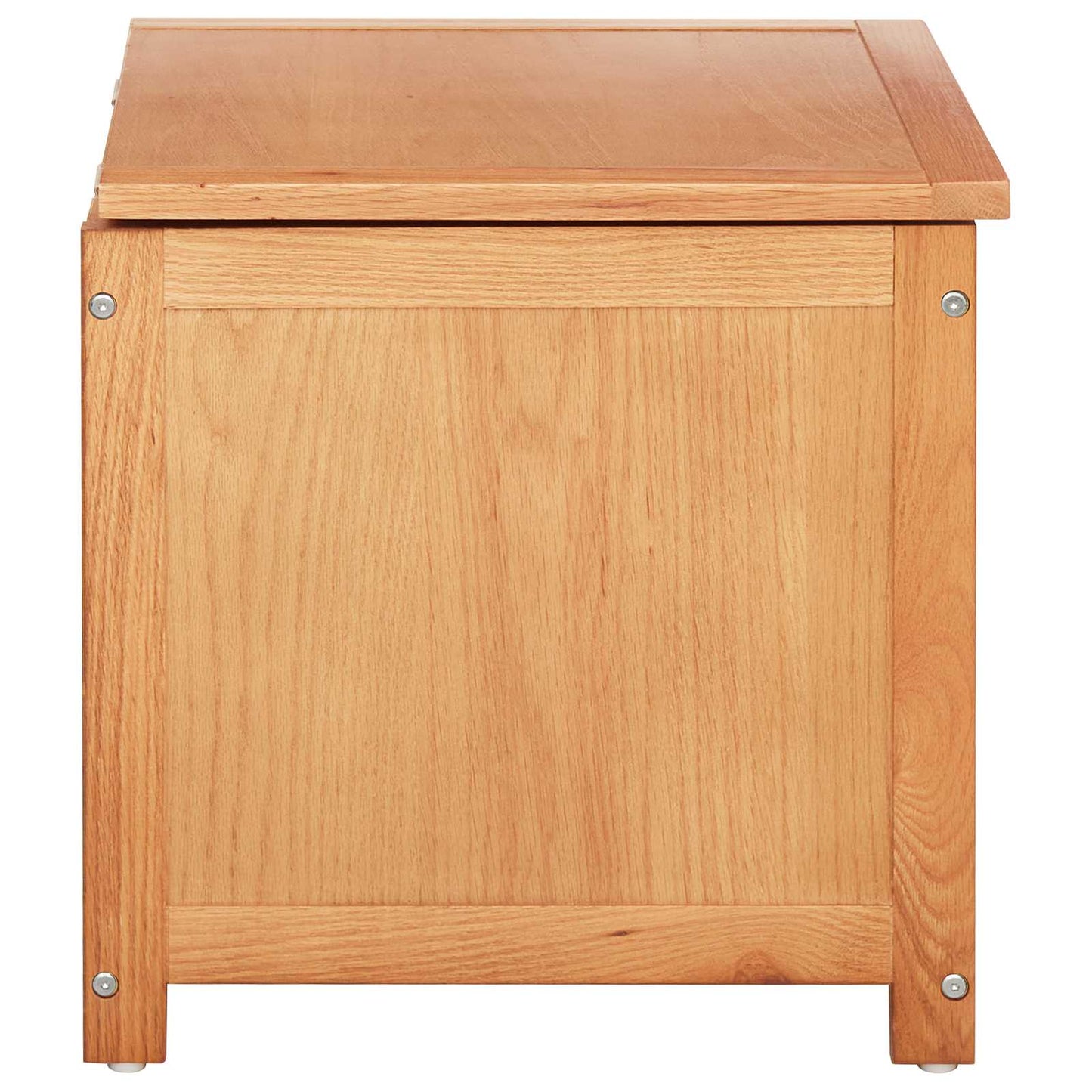 Storage Box 50 x 45 x 45 cm Engineered Wood with Oak Veneer