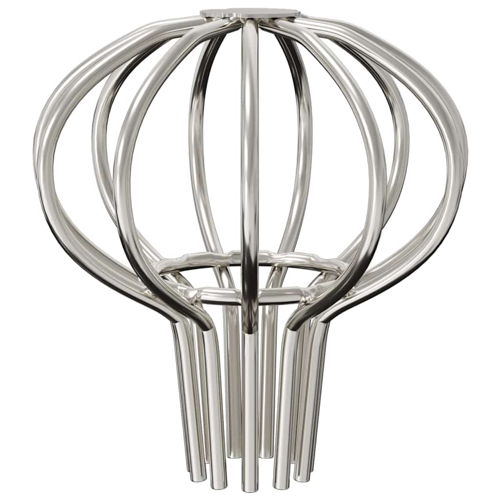 Gutter Leaf Guard 8 pcs Silver 50 mm Stainless Steel