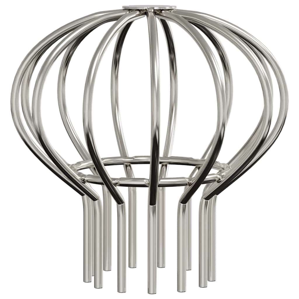 Gutter Leaf Guard 2 pcs Silver 75 mm Stainless Steel