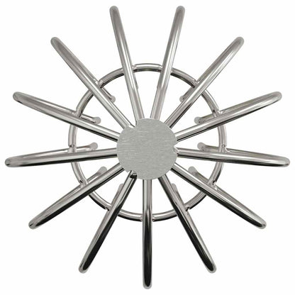 Gutter Leaf Guard 2 pcs Silver 75 mm Stainless Steel