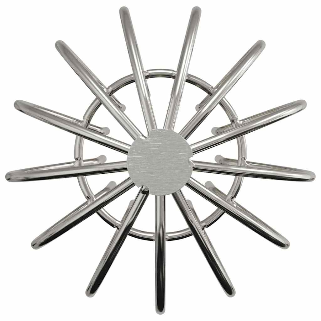 Gutter Leaf Guard 8 pcs Silver 75 mm Stainless Steel