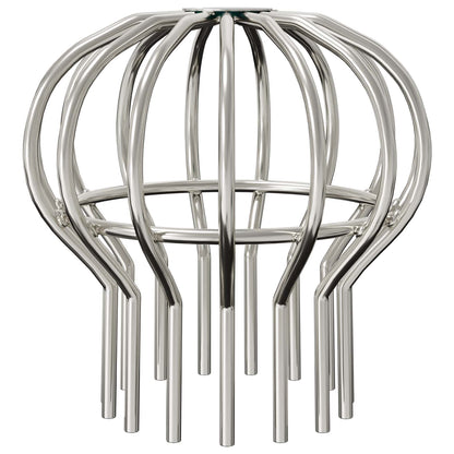 Gutter Leaf Guard 2 pcs Silver 110 mm Stainless Steel