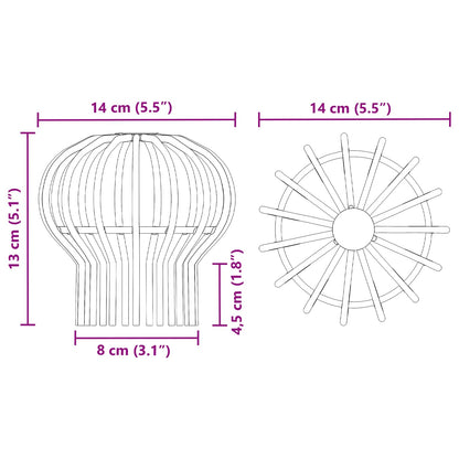 Gutter Leaf Guard 8 pcs Silver 110 mm Stainless Steel
