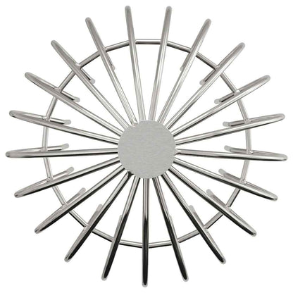 Gutter Leaf Guard 2 pcs Silver 160 mm Stainless Steel