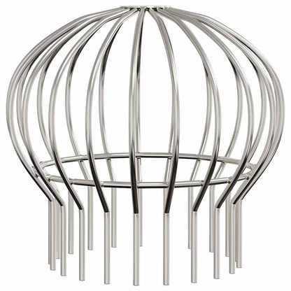Gutter Leaf Guard 8 pcs Silver 160 mm Stainless Steel